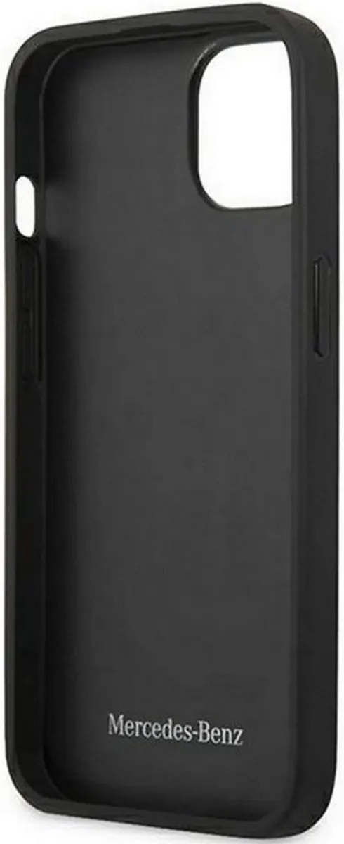 Mercedes-Benz New Urban Leather Back Case iPhone 15 Plus - Zwart