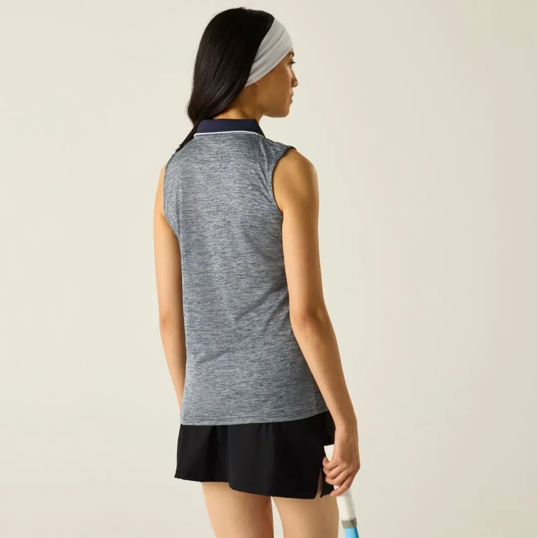 Regatta Tima II Dames Poloshirt M - Blauw - afbeelding 6 van 6