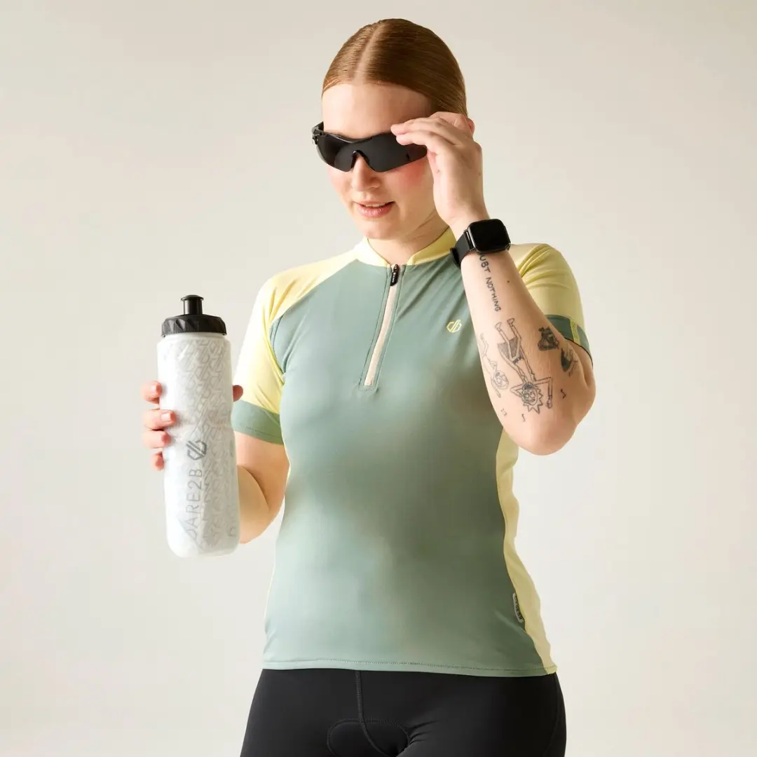 Dare 2b Dames Flutter Half Zip Fietsjersey 38