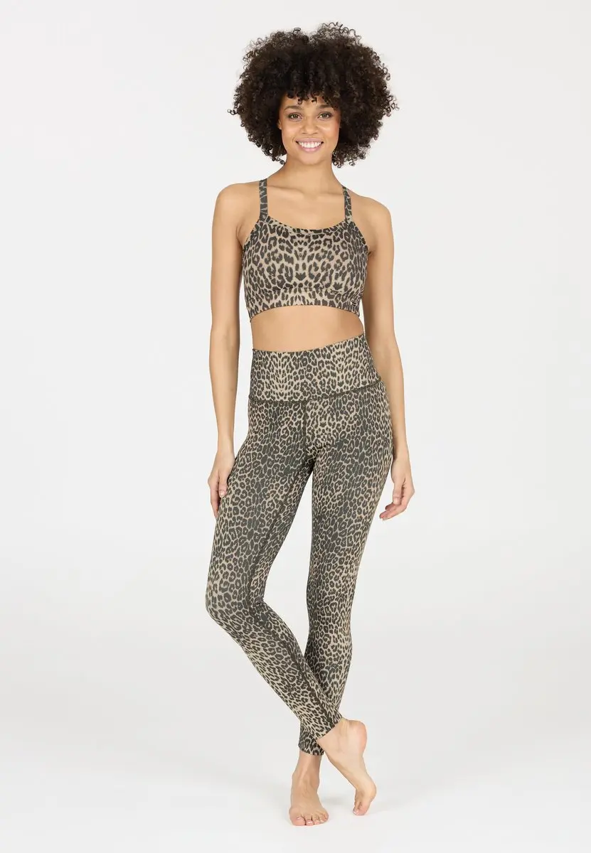 Athlecia Windia W Printed Tights Trainingslegging Dames - Meerkleurig