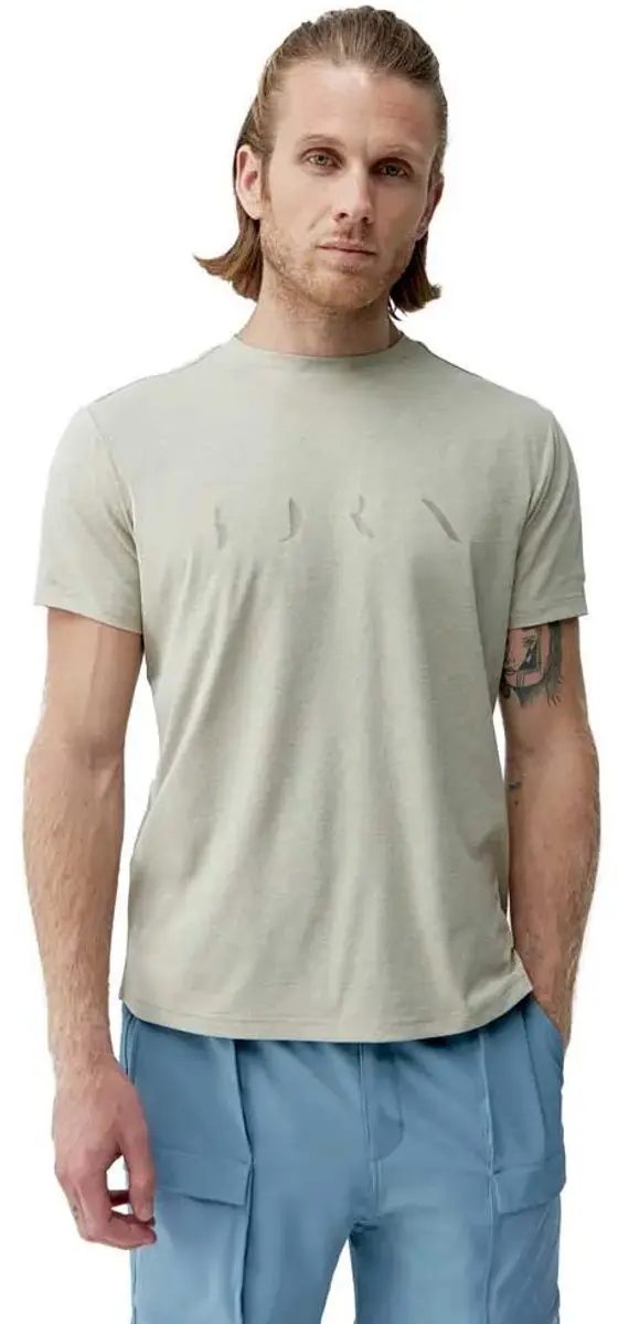 Born Living Yoga Melville T-shirt Met Korte Mouwen Beige L Man