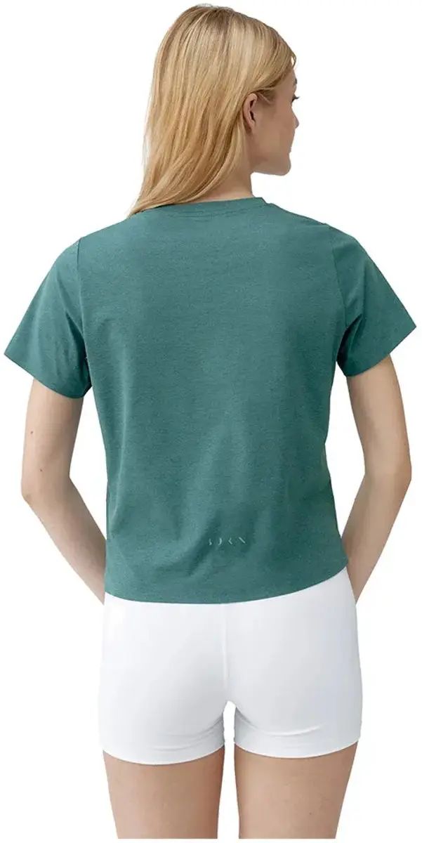Born Living Yoga Rosella T-shirt Met Korte Mouwen Groen XL Vrouw