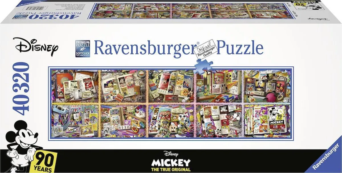Ravensburger puzzel Mickeys 90ste verjaardag