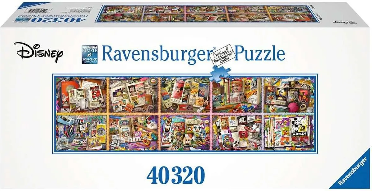Ravensburger puzzel Mickeys 90ste verjaardag - Legpuzzel - 40000 stukjes