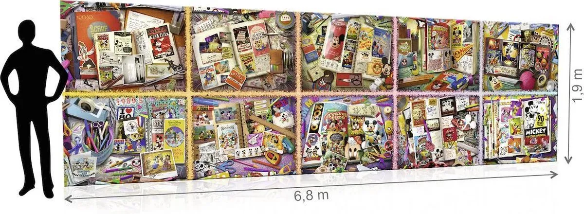 Ravensburger puzzel Mickeys 90ste verjaardag - Legpuzzel - 40000 stukjes