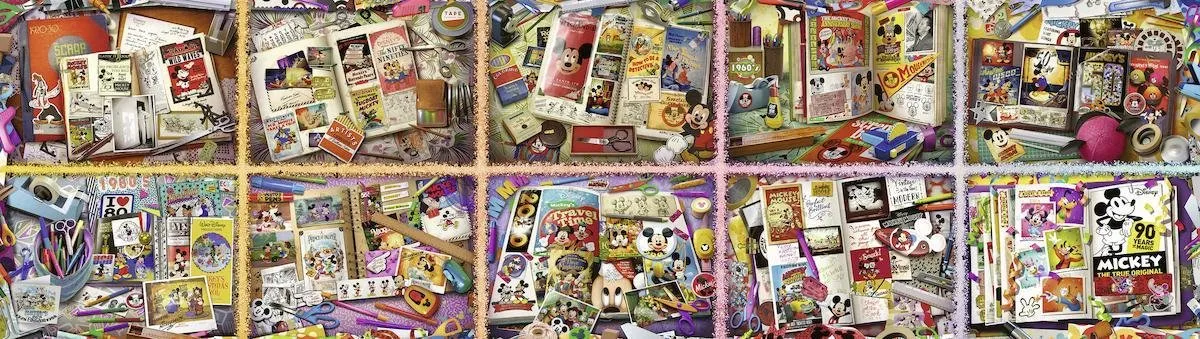 Ravensburger puzzel Mickeys 90ste verjaardag - Legpuzzel - 40000 stukjes