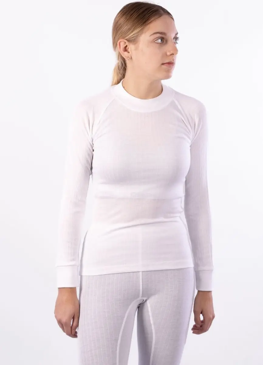 Avento Thermoshirt Lange Mouw - 2-Pack - Wit - Maat 36