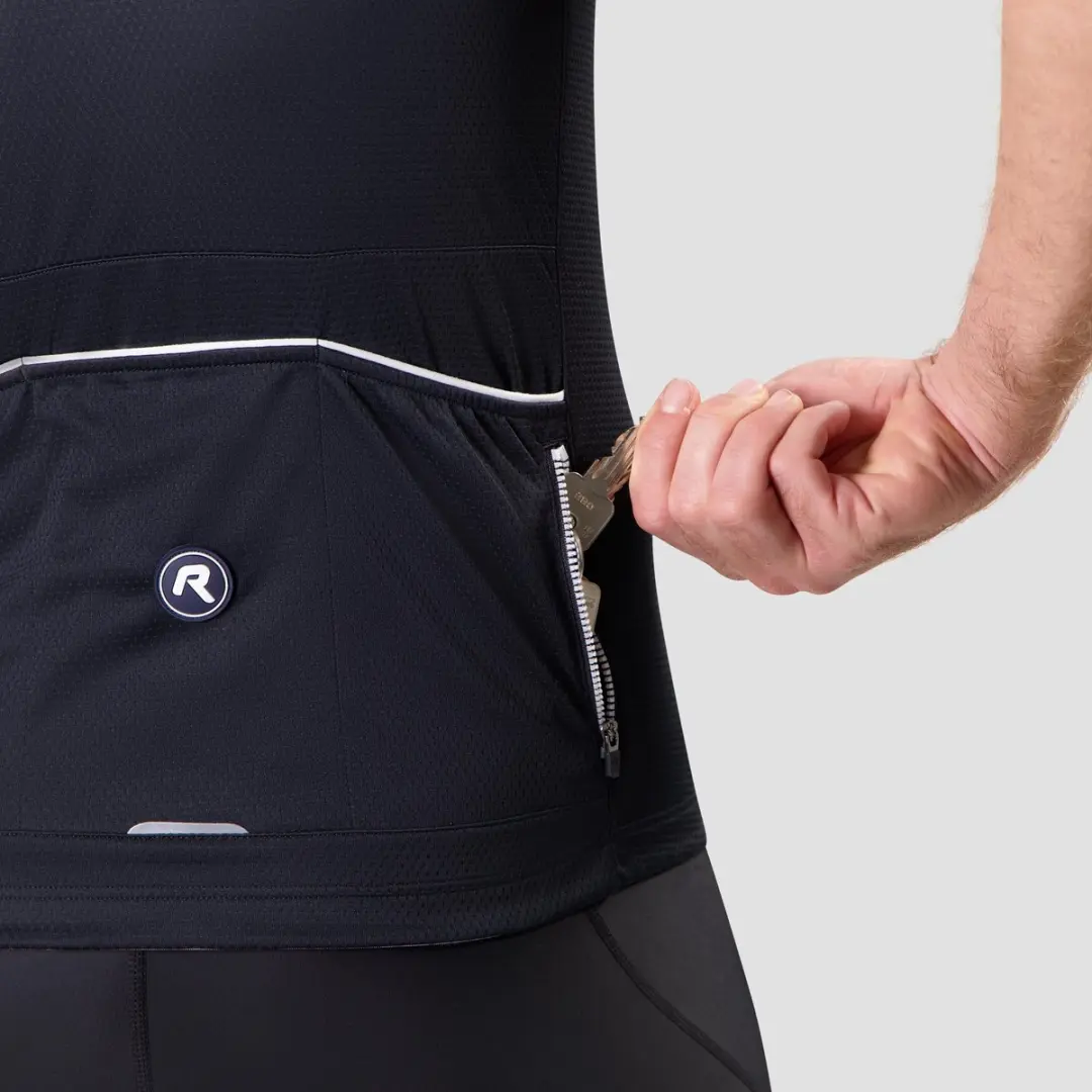 Rogelli Explore Heren Fietsshirt L - Zwart/Wit