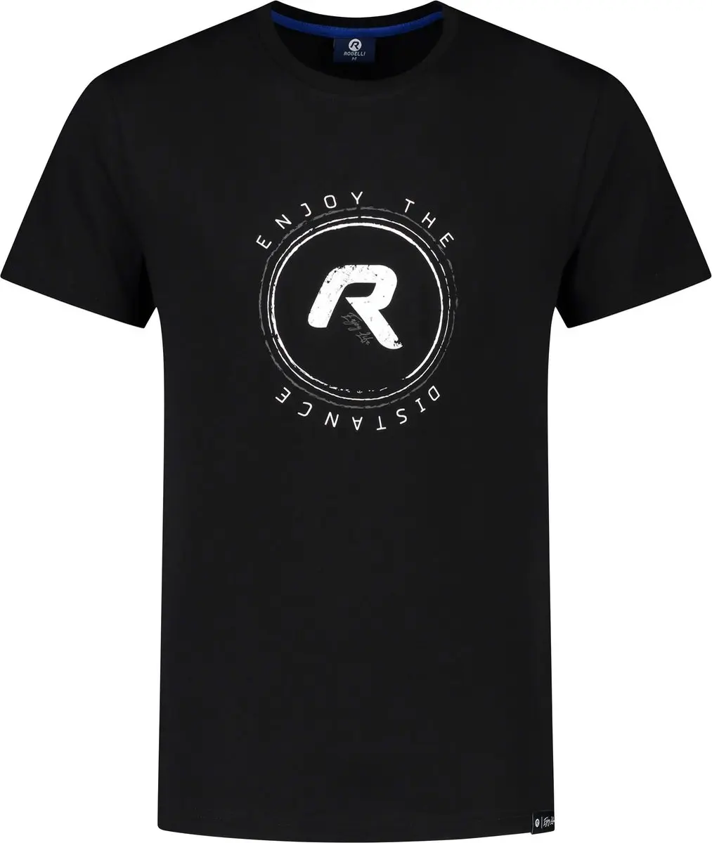 Rogelli Graphic Heren Sportshirt XXL - Zwart - afbeelding 6 van 6
