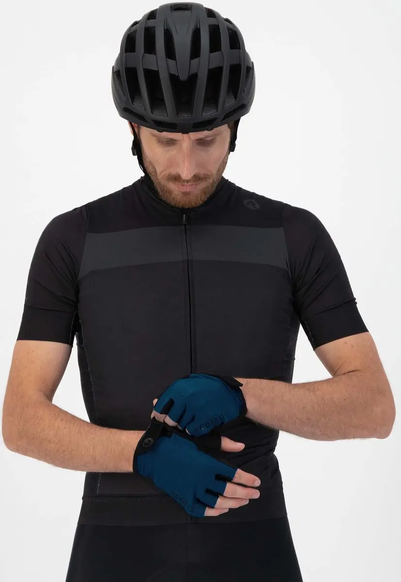 Rogelli Core Heren Fietshandschoenen - Korte Vinger - S - Donkerblauw