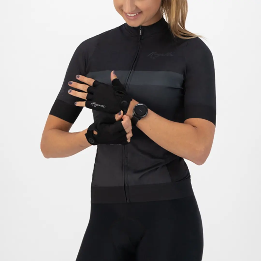 Rogelli Core Dames Fietshandschoenen Zomer - Korte vinger - Zwart