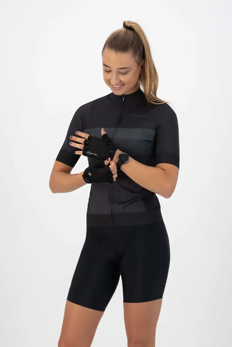Rogelli Core Dames Fietshandschoenen Zomer - Korte vinger - Zwart