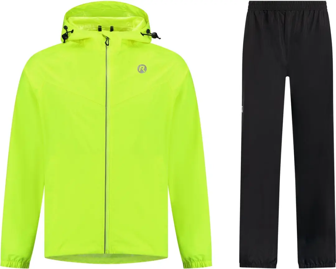 Rogelli Commuter Core Regenpak - XXL - Zwart/Fluorgeel