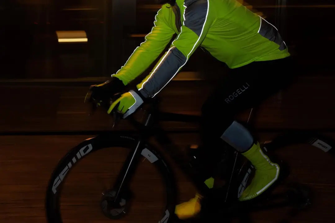 Rogelli Essential HI VIS Heren Fietshandschoenen Fluor - S