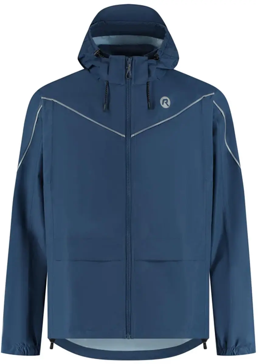 Rogelli Commuter Essential Regenpak - Zwart/Blauw