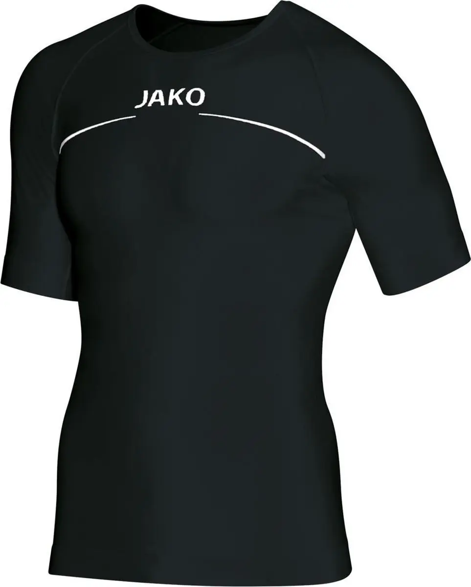 JAKO Support T-Shirt - Thermoshirt  - zwart - L