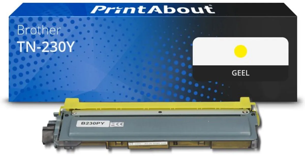 PrintAbout Brother TN-230Y Toner Geel