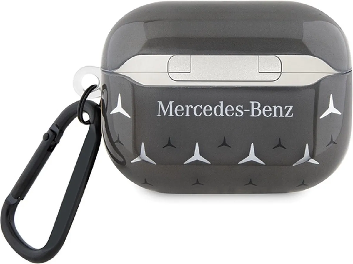 Mercedes-Benz AirPods Pro Hoes - 1 Stuks - Zwart Large Star Pattern