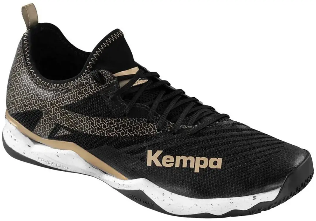 Kempa Wing Lite 2.0 Indoor Schoenen - 42 - Zwart/Wit/Goud