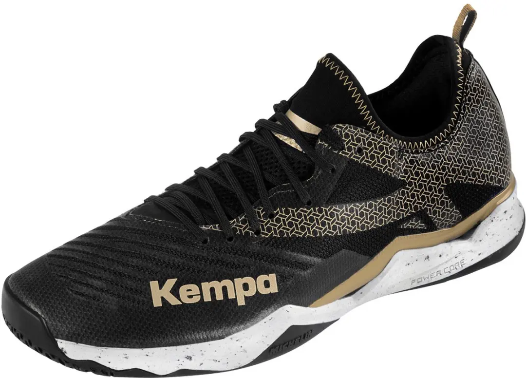 Kempa Wing Lite 2.0 Indoor Schoenen - 42 - Zwart/Wit/Goud