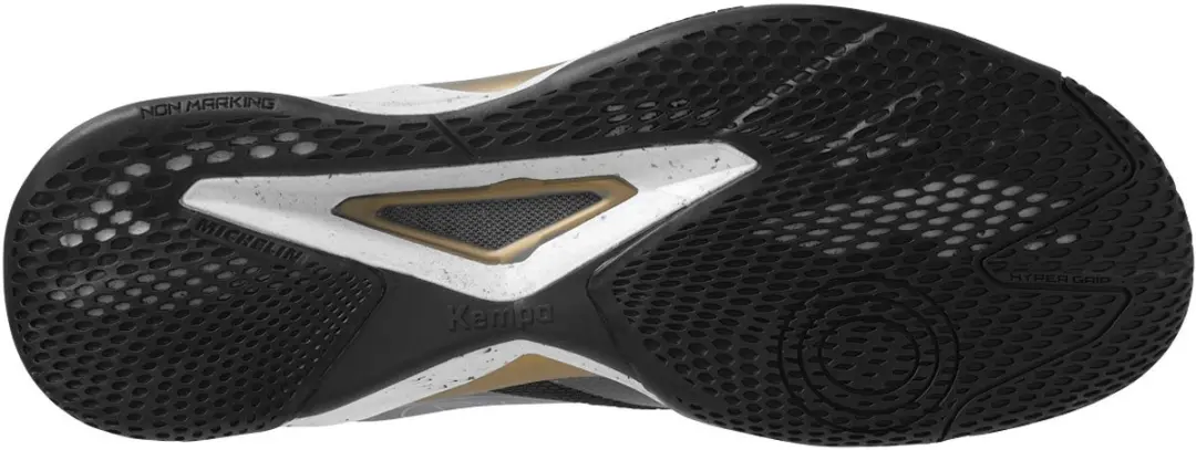 Kempa Wing Lite 2.0 Indoor Schoenen - 42 - Zwart/Wit/Goud - afbeelding 6 van 6