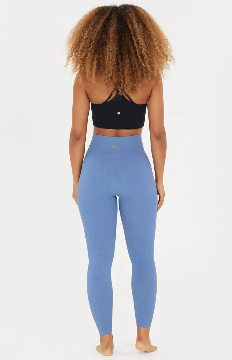 Athlecia Dames Aideny W Seamless Rib Tight - L - Blauw