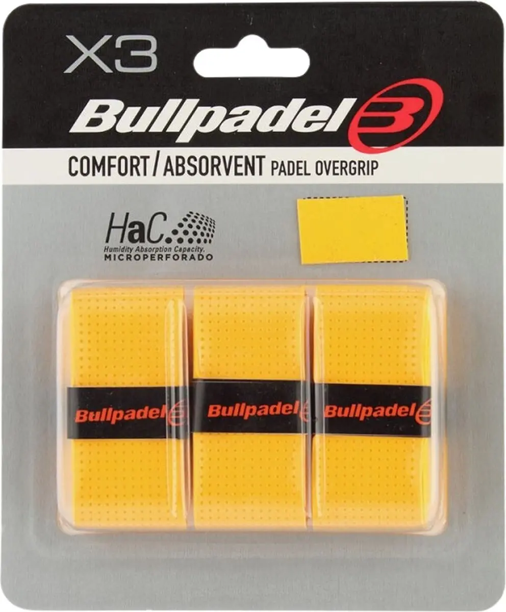 Bullpadel Overgrip GB-1201 (padel) 3 stuks Kleur : Oranje