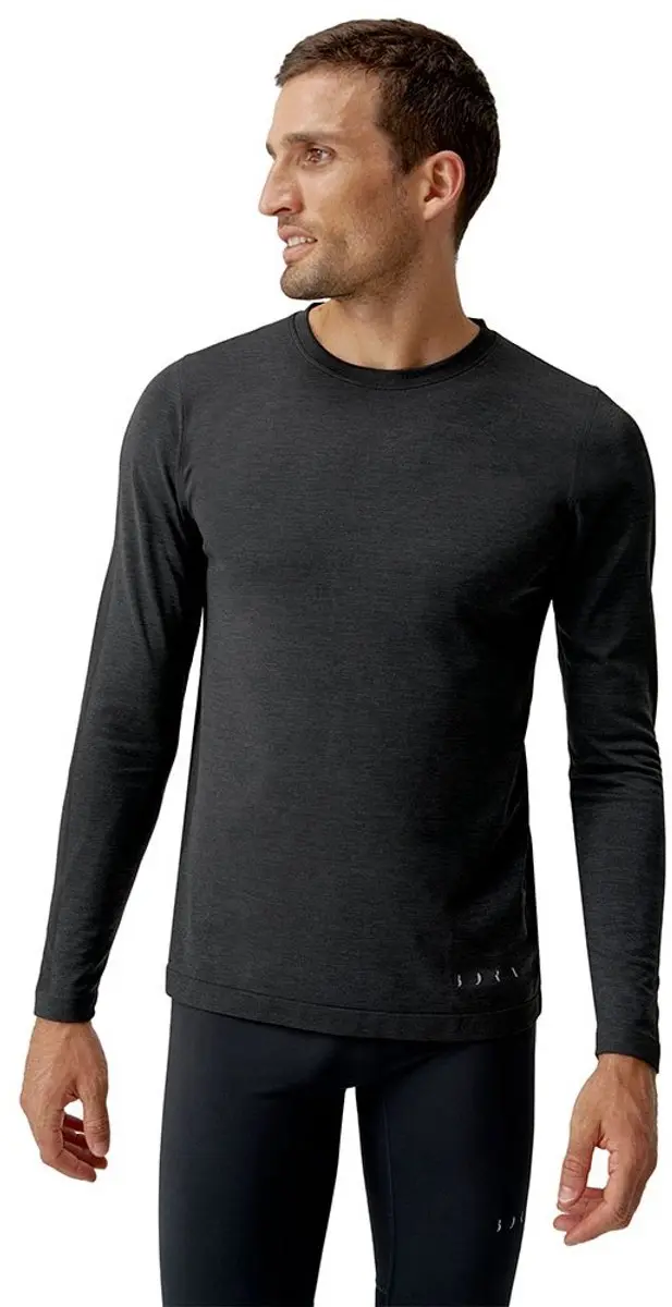 Born Living Yoga Kilux T-shirt Met Lange Mouwen Zwart S Man