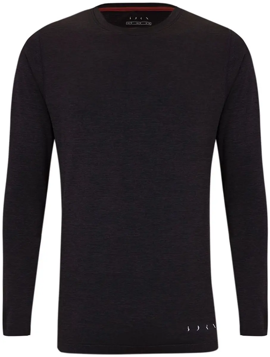 Born Living Yoga Kilux T-shirt - Lange mouwen - Zwart - S