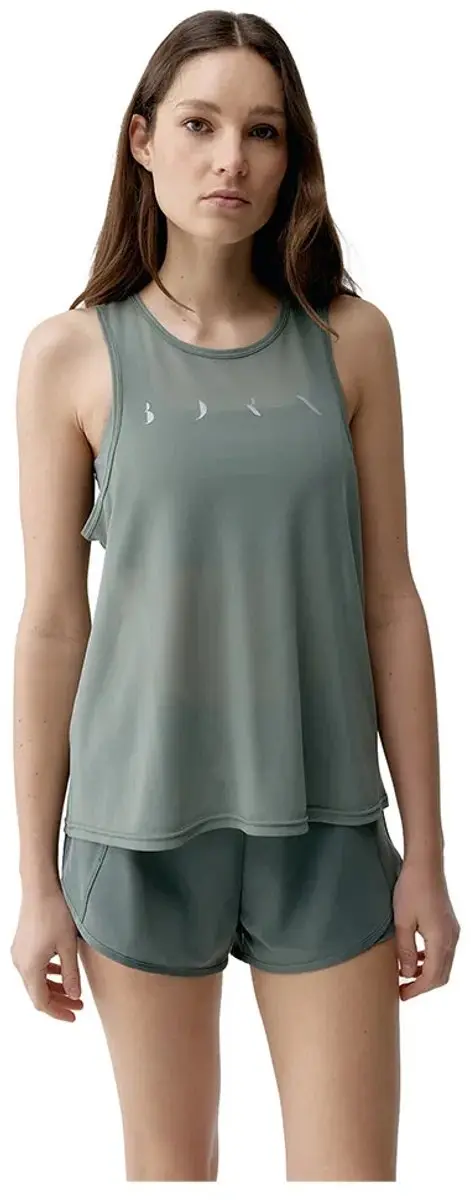 Born Living Yoga Bora Mouwloos T-shirt Grijs XL Vrouw