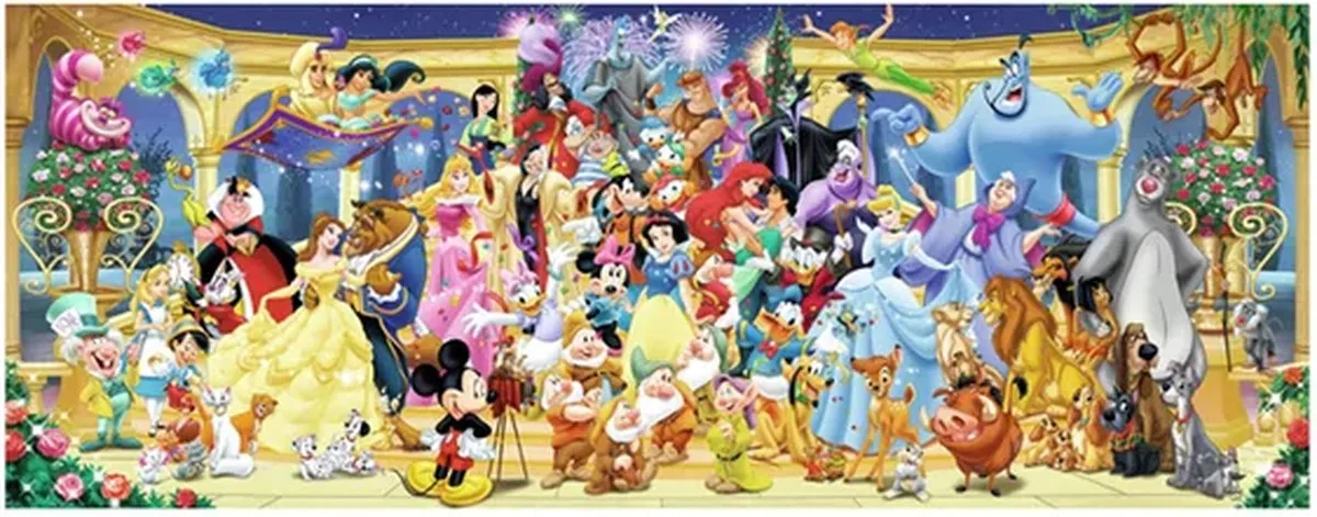 Ravensburger Disney Groepsfoto Puzzel 1000 Stuks - Multicolor