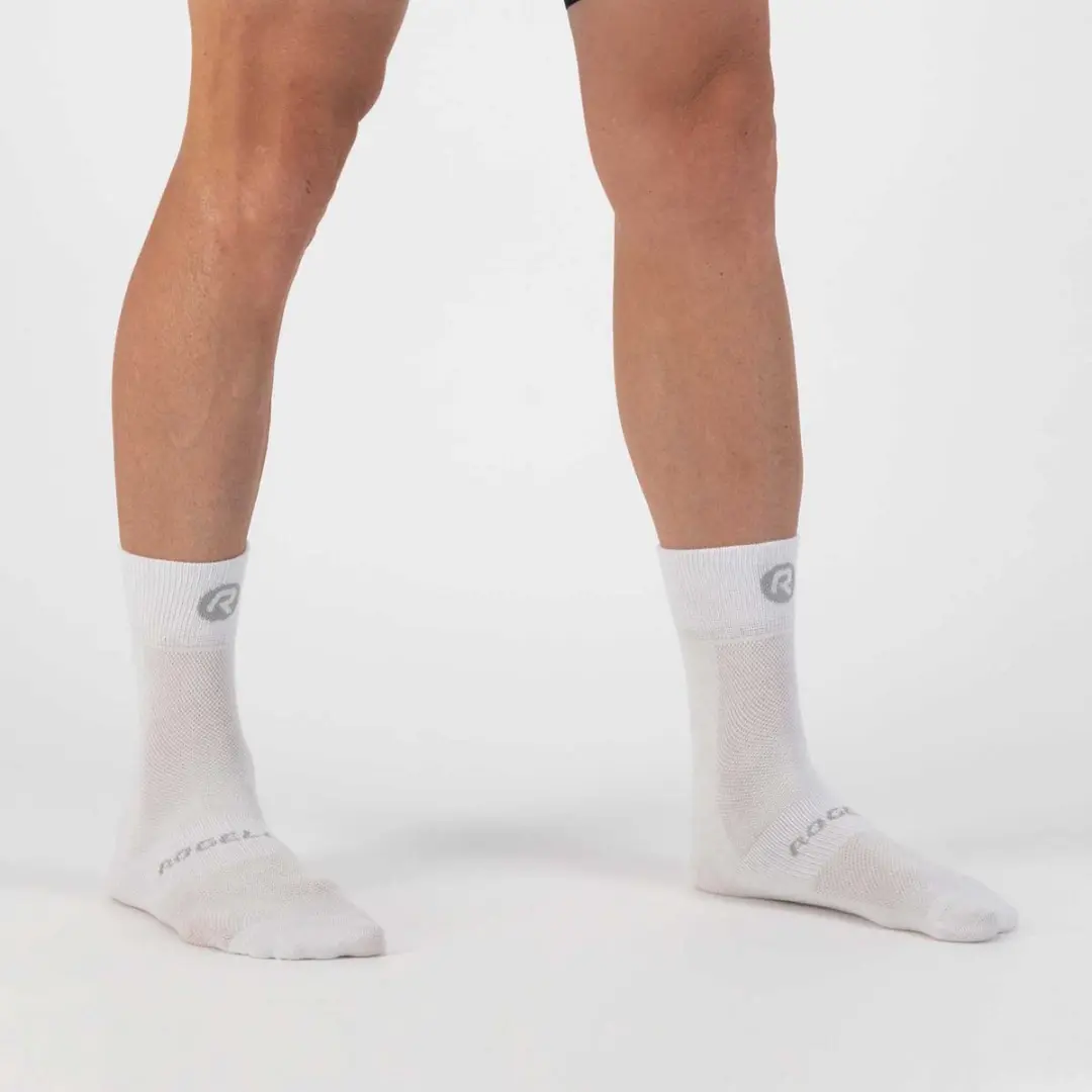Rogelli Core Dames/Heren Fietssokken 3 Paar - Wit