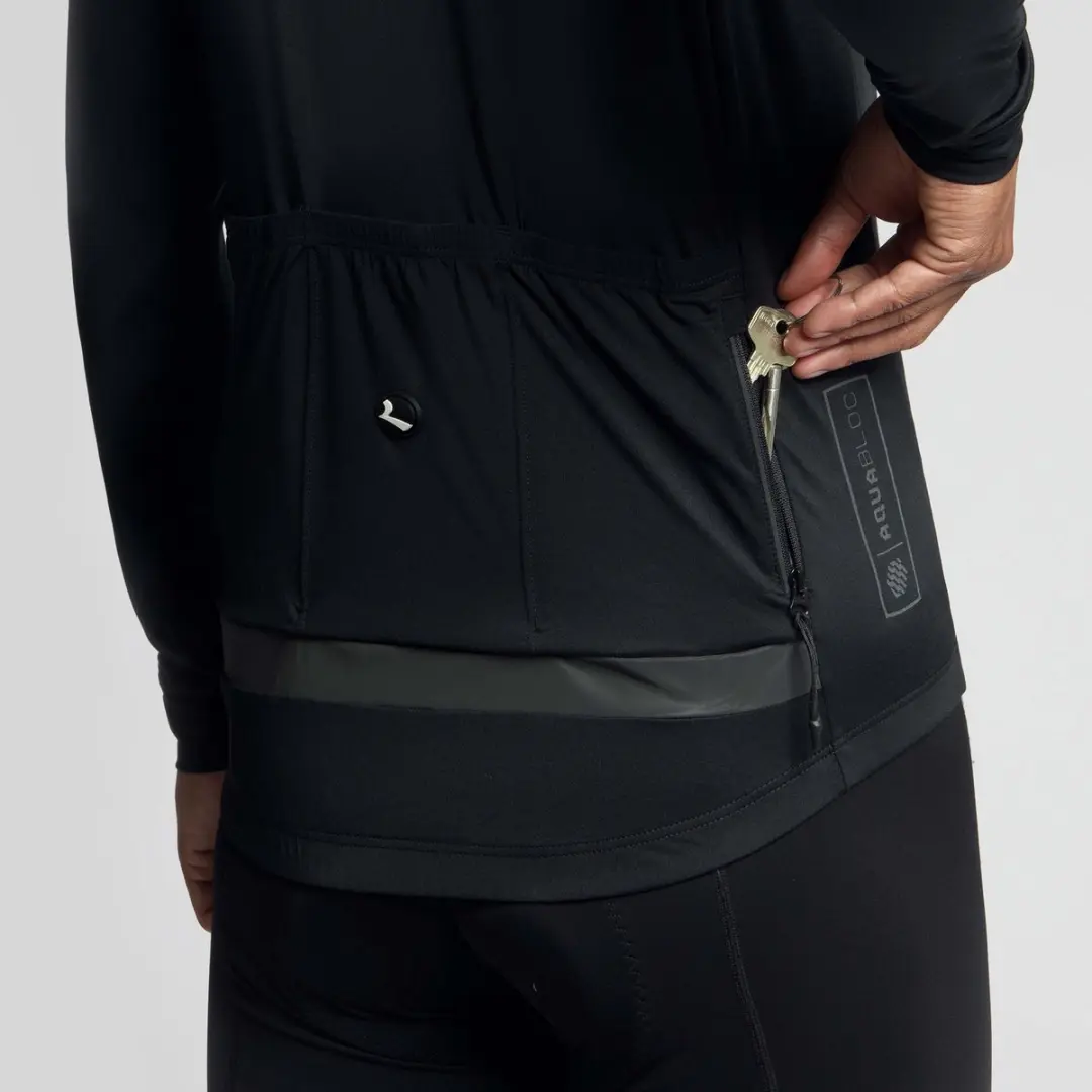 Rogelli Essential Light Heren Fietsshirt Lange Mouw - Zwart XXXL