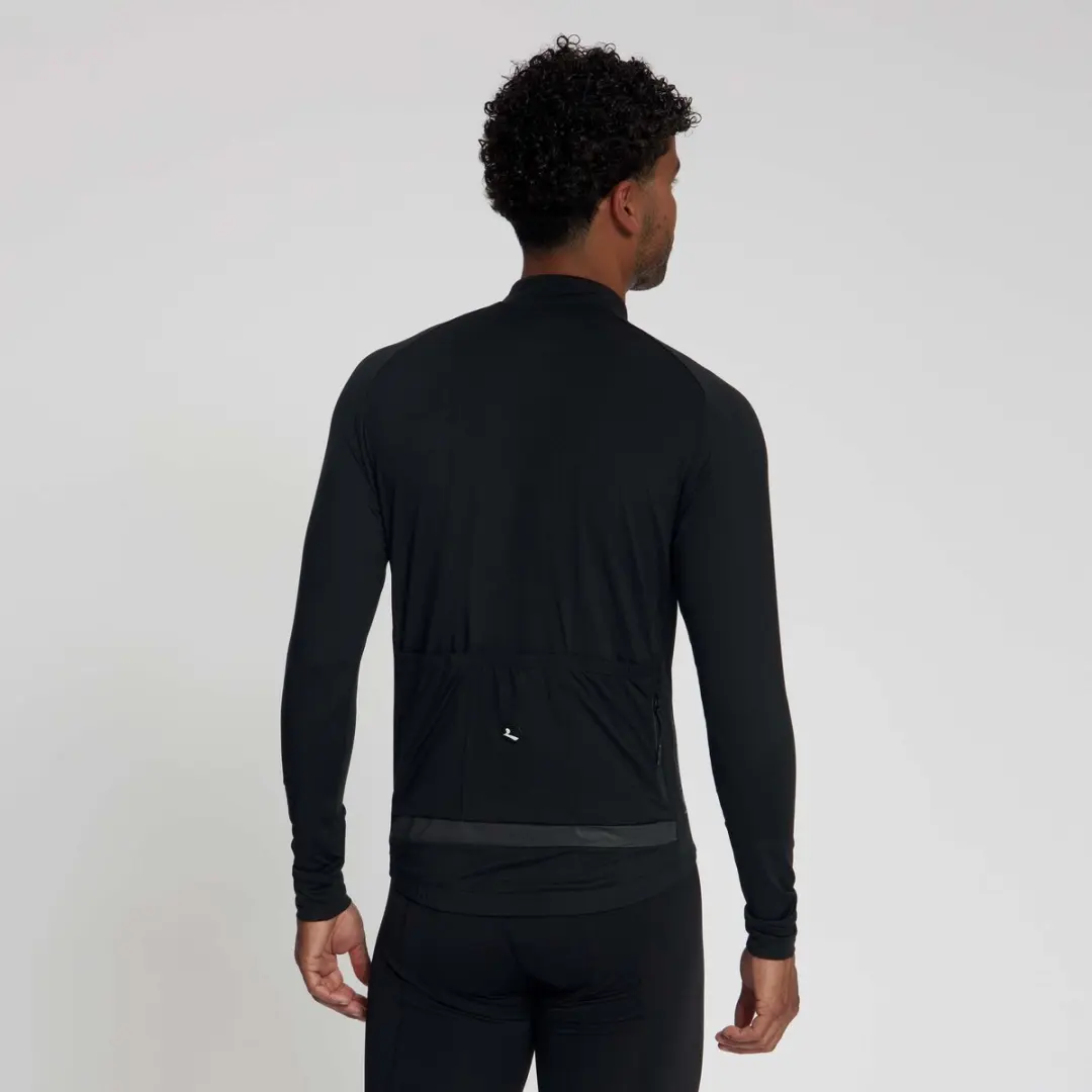 Rogelli Essential Light Heren Fietsshirt Lange Mouw - Zwart XXXL