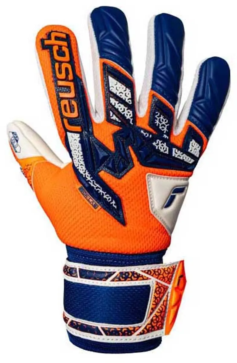 Reusch Attrakt Freegel Gold Nc Junior Keepershandschoenen Oranje 4.5 Kinderen