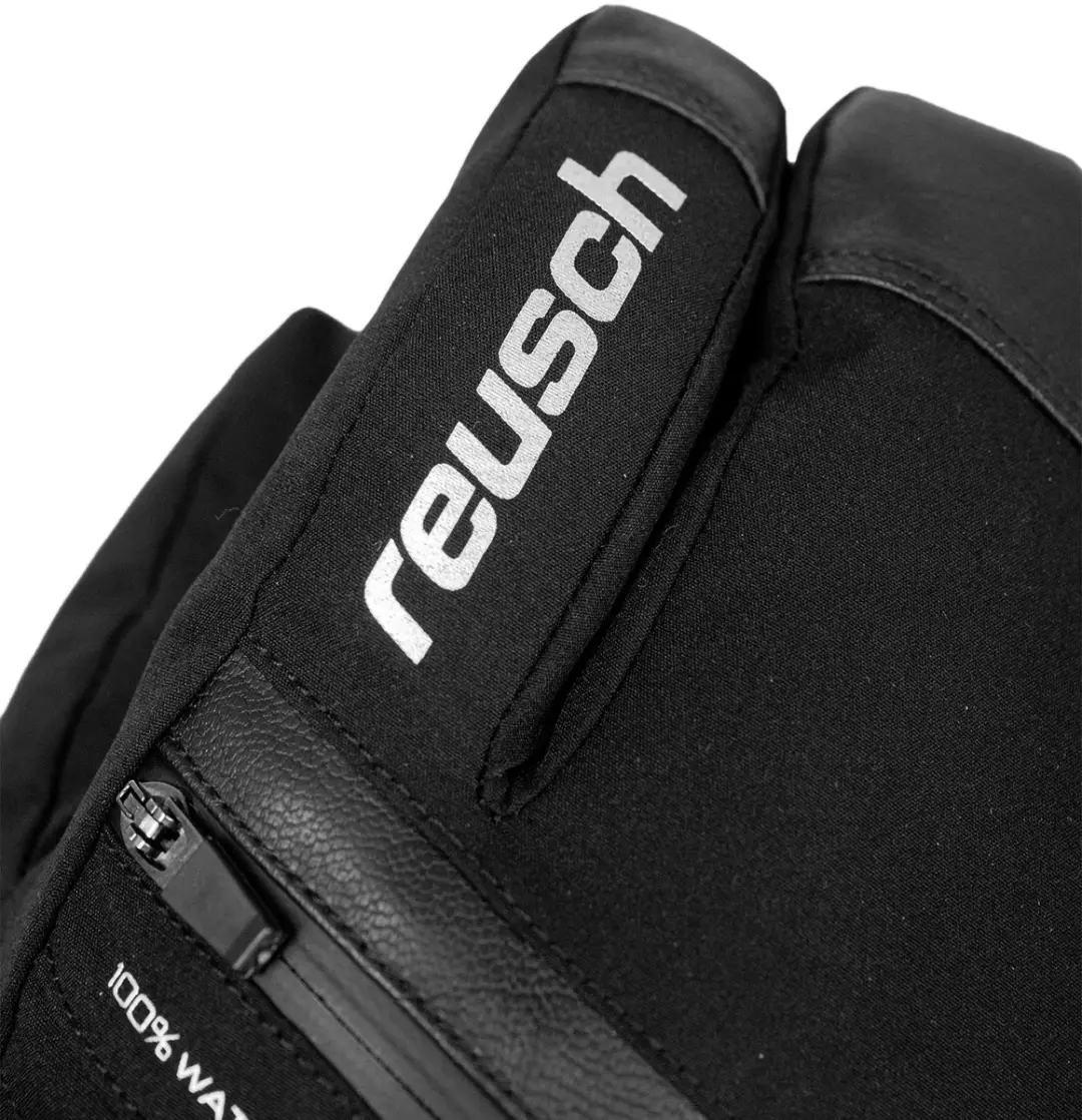 Reusch Lando R-TEX XT Lobster 3-Finger Handschoenen - 9,5 - Zwart-Zilver