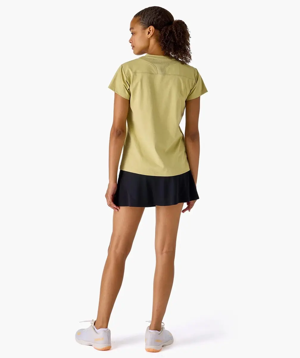 Yonex 20961EX Sportshirt Dames - M - Khaki Beige