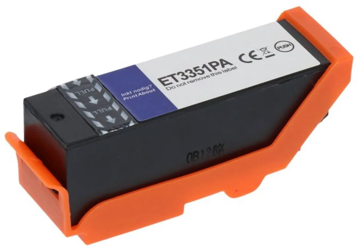 PrintAbout Epson 33XL C13T33514012-PA Inktcartridge - Zwart