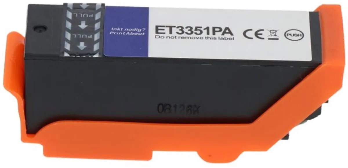 PrintAbout Epson 33XL C13T33514012-PA Inktcartridge - Zwart
