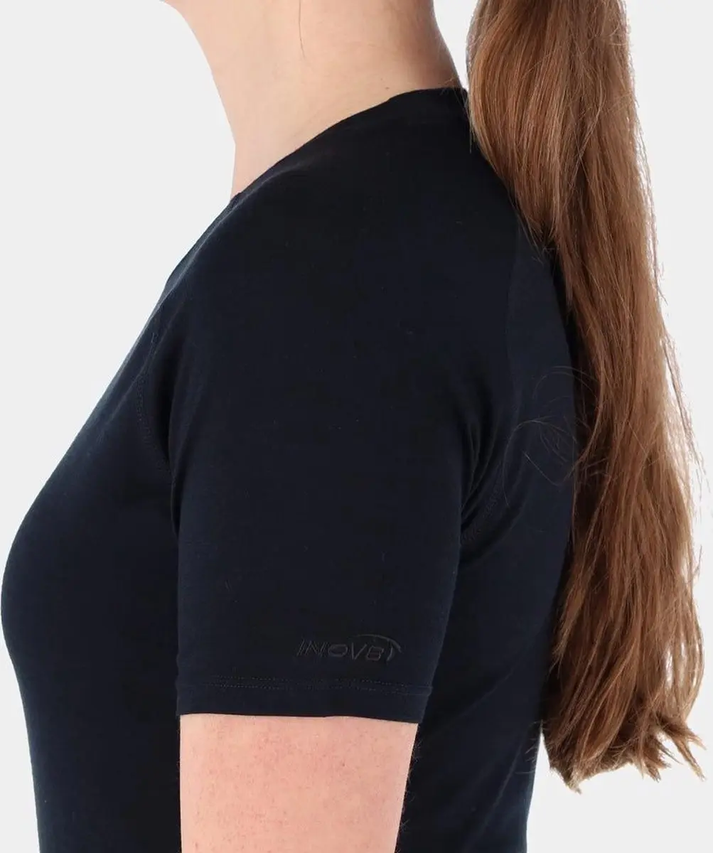 Inov-8 Merino T-shirt - M - Zwart