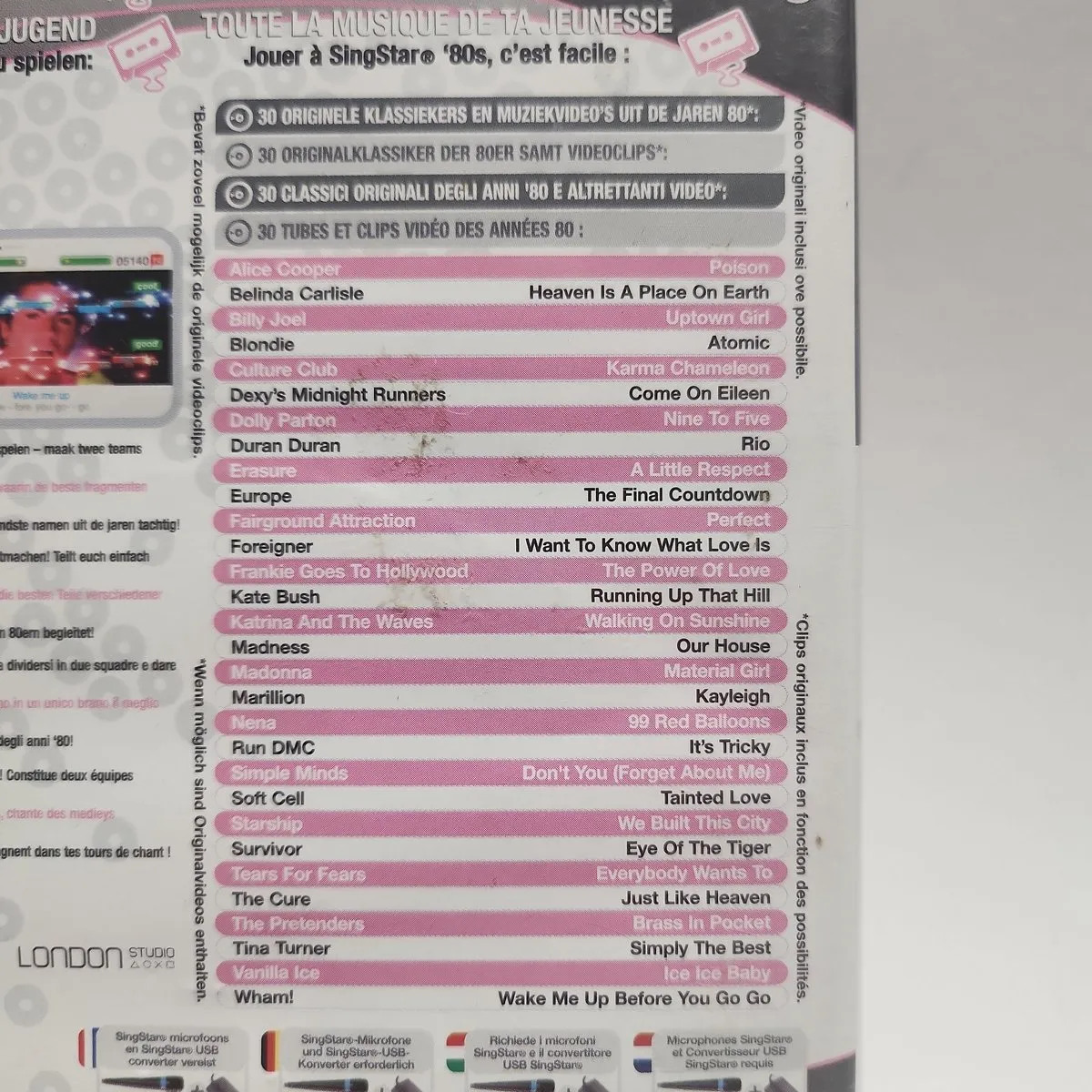 Sony PlayStation SingStar Eighties