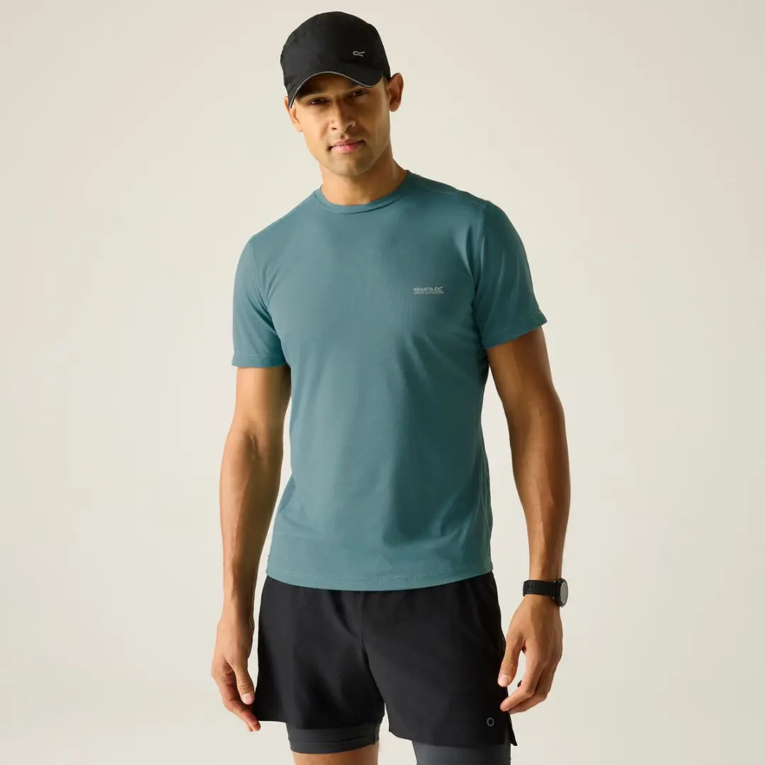 Regatta Mindo Anti-insect T-shirt Blauw - XXXL - afbeelding 2 van 6