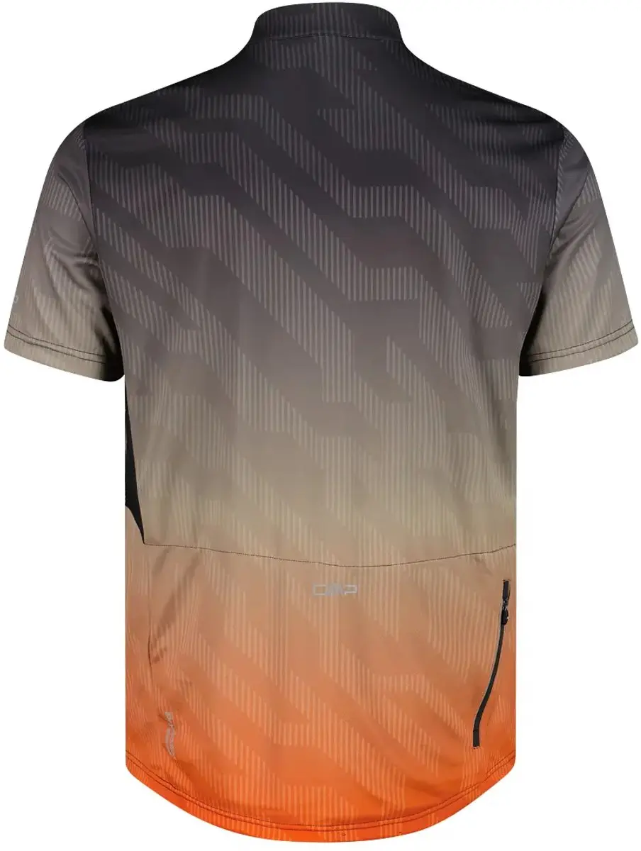 CMP Maillot met Volledige Rits - XL - Antraciet/Corda/Oranje