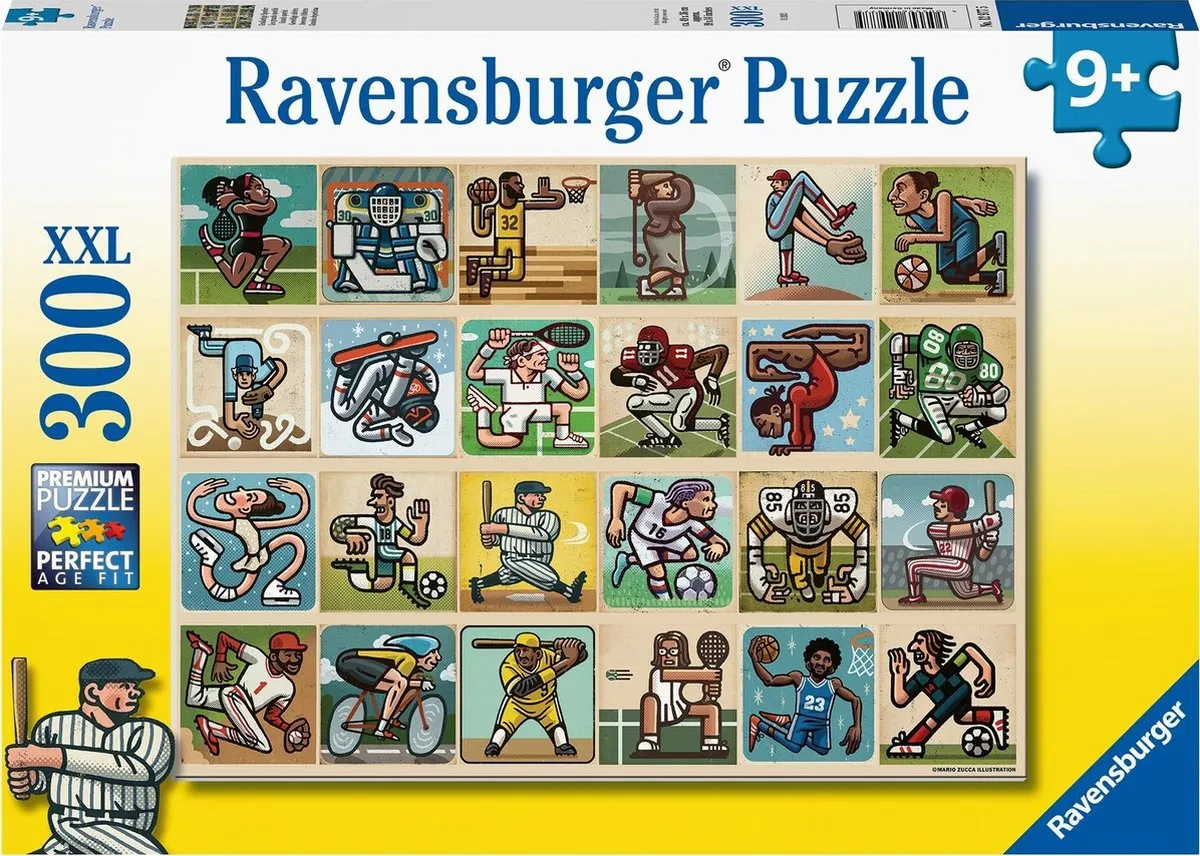 Ravensburger Geweldige Atleten Legpuzzel 300 Stuks