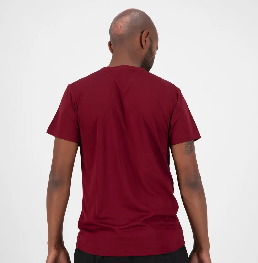 Rogelli Heren Hardloopshirt Korte mouw Bordeaux - XL - afbeelding 5 van 6