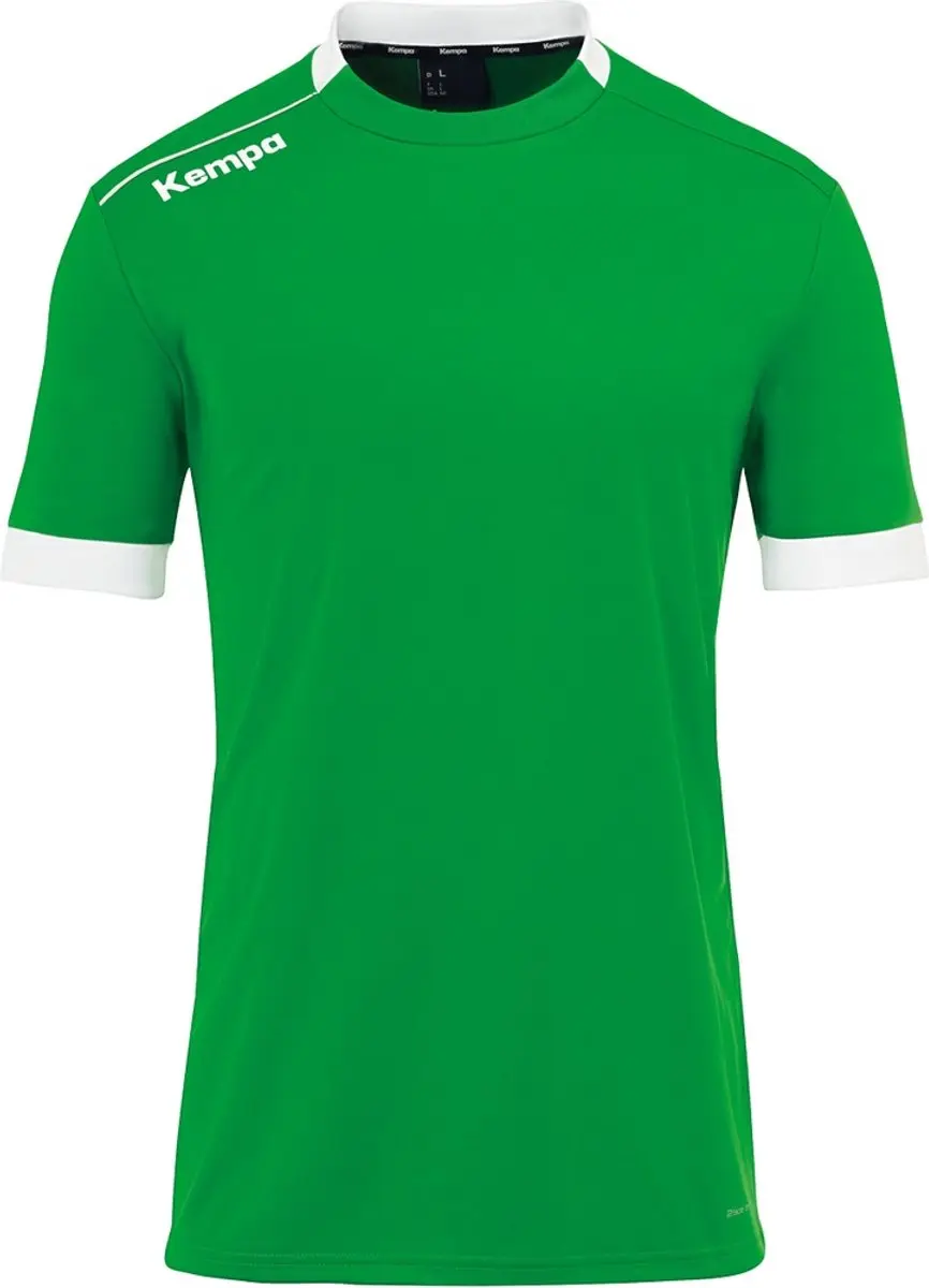 Kempa Player Shirt Kind Groen-Wit Maat 116