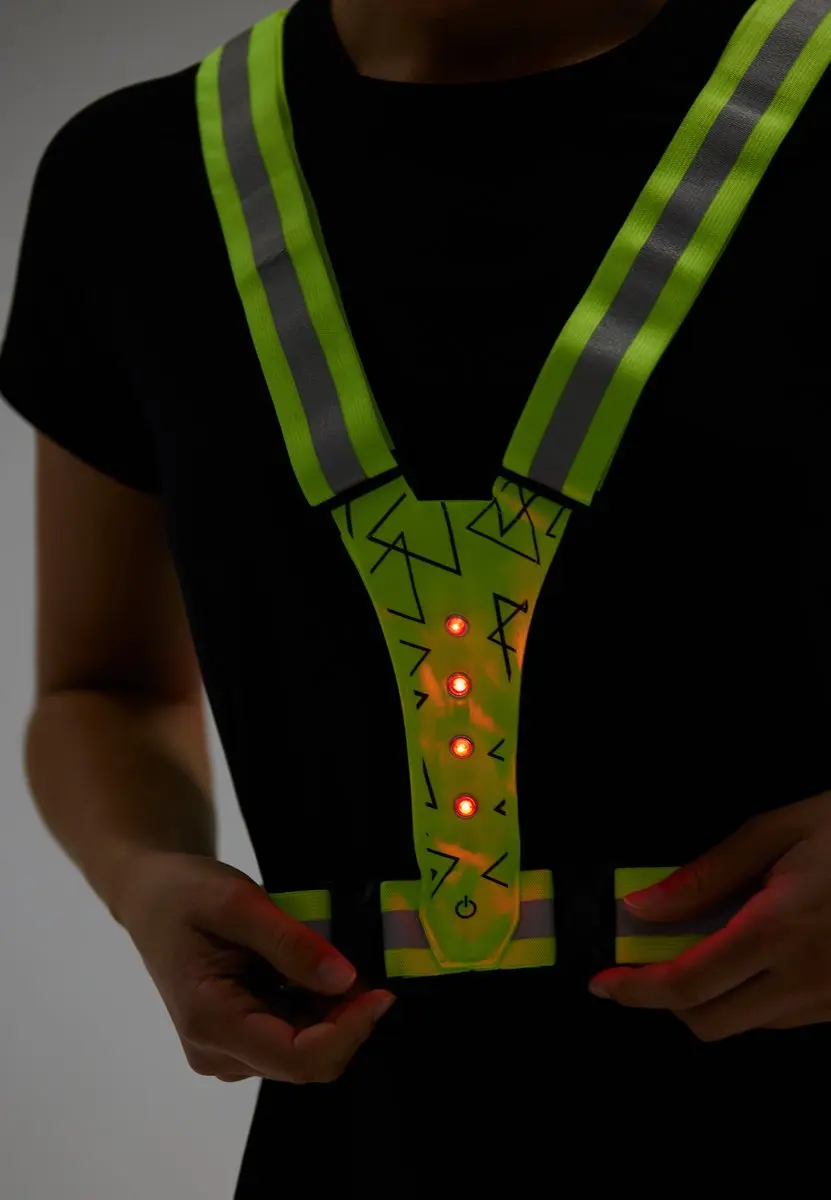 ENDURANCE Reflektorweste Exercise Belt - Geel