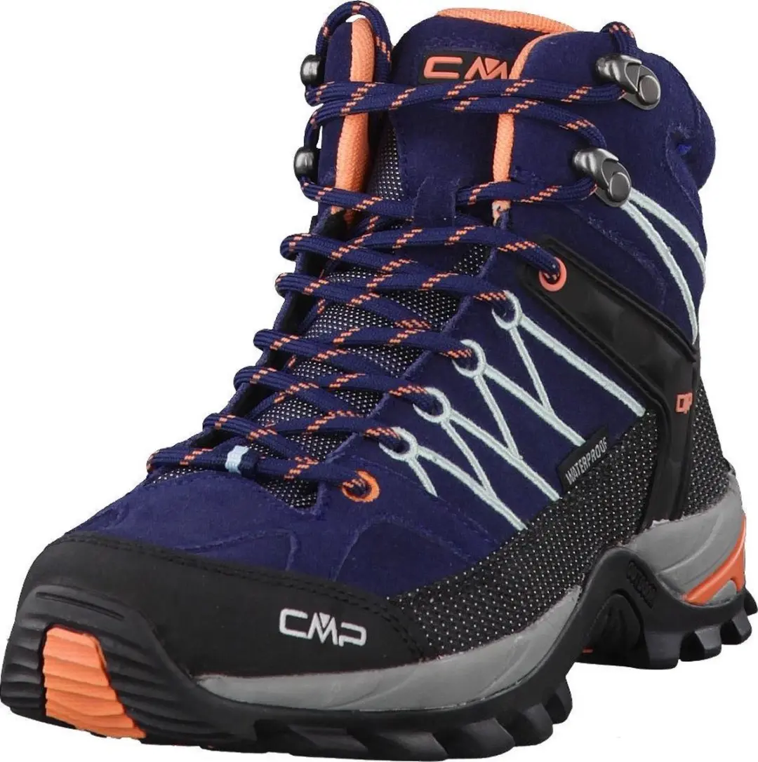 Cmp Wandelschoenen Rigel Mid Dames Suède Blauw/zwart Maat 42