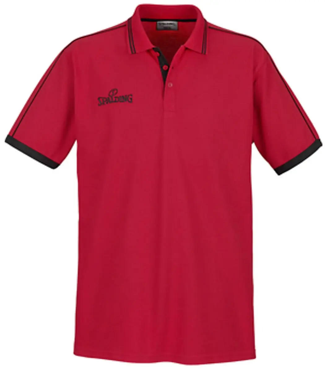 Polo Shirt Rood/Zwart