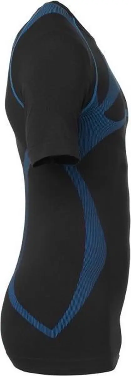 Kempa Attitude Pro Shirt Heren - XS/S - Zwart/Lichtblauw